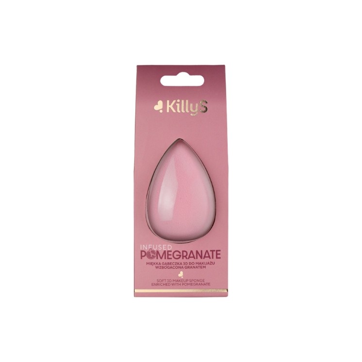 Éponge à maquillage Killys Make Me Up! infusée Pomegranate (1 pièce)