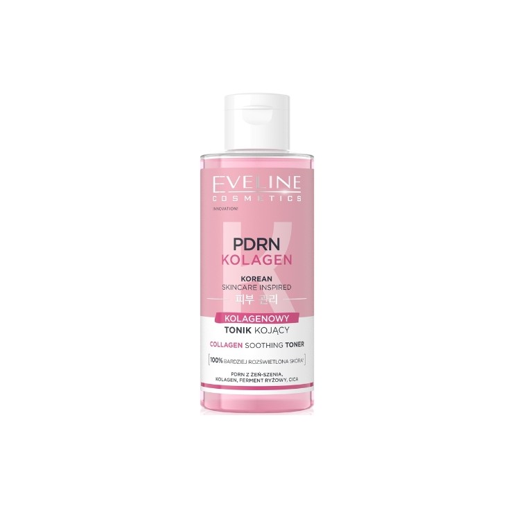 Заспокійливий колагеновий тонік для обличчя Eveline PDRN & Collagen 150 мл