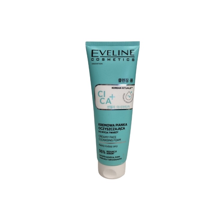 Eveline Korean Therapy Cica+ kremowa Pianka do mycia twarzy 125 ml