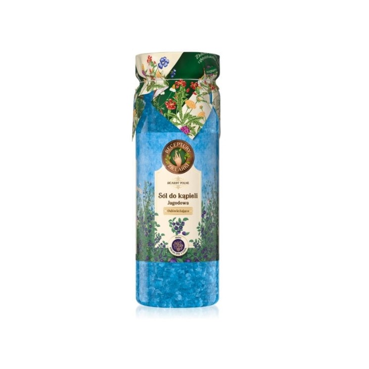 Sels de bain aux myrtilles Receptury Zielarki 700 g