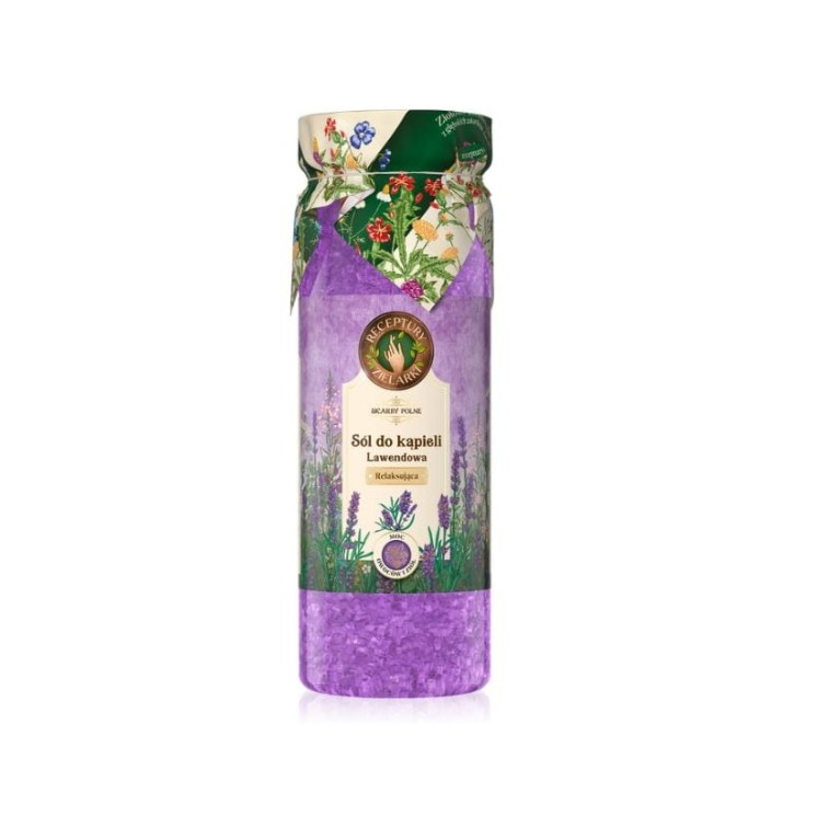 Sels de bain à la lavande Receptury Zielarki 700 g