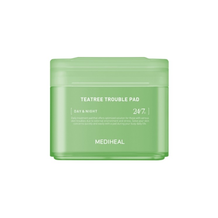 Disques tonifiants pour le visage Mediheal Teatree Trouble (100 unités)