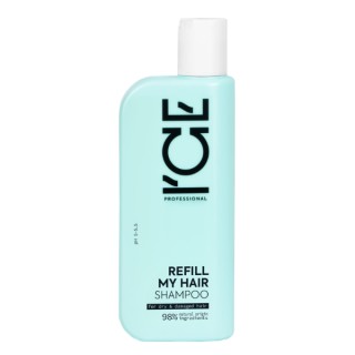 Recharge Professional Ice My Hair Shampooing pour cheveux secs et abîmés 250 ml