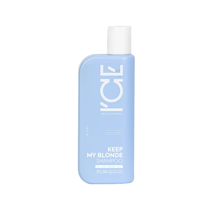 Shampoing Ice Professional Keep My Blonde pour cheveux colorés, tonifiés ou éclaircis 250 ml