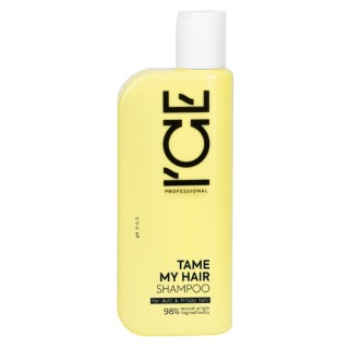 Shampoing Ice Professional Tame My Hair pour cheveux ternes, bouclés et frisés 250 ml