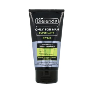 Bielenda ONLY FOR MEN Żel peelingujący do mycia twarzy SUPER MAT dla mężczyzn 150 g