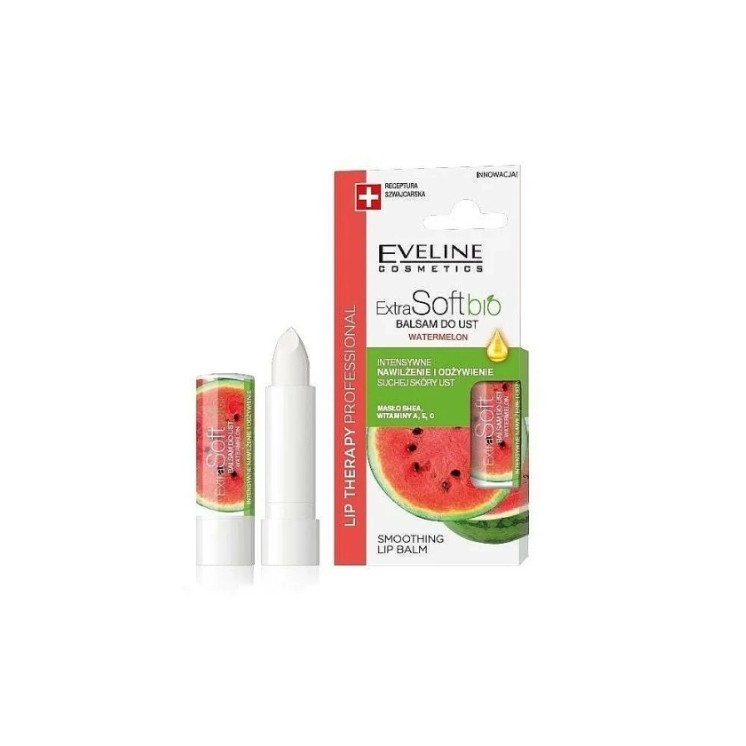 Eveline Lip Therapy Professional Extra Soft Bio Watermelon Lip Balm 4g
