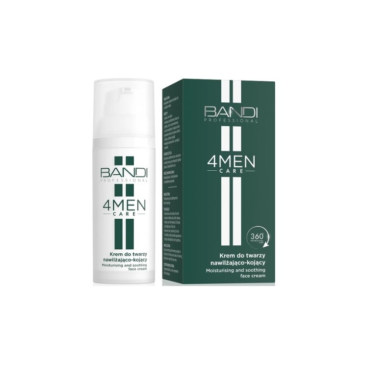 Bandi 4Men Care Moisturizing and Soothing Face Cream for Men 50 ml