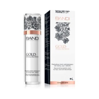 Омолоджувальний крем Bandi Gold Philosophy Peptide для обличчя, шиї та декольте 50 мл