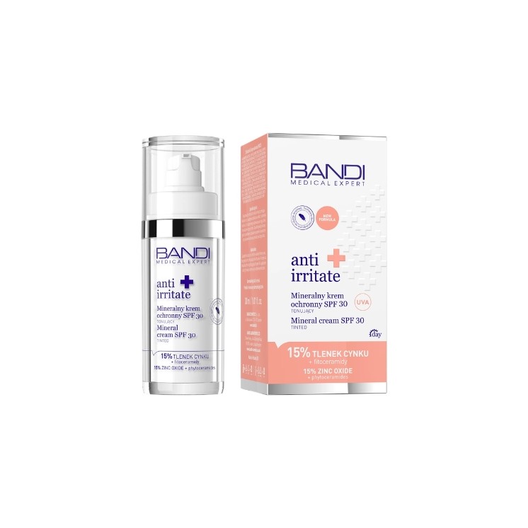 Bandi Medical Expert Anti-irriterende Minerale Beschermende Gezichtscrème SPF30 Getint 50 ml