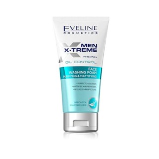 Eveline Men X-Treme Innovation ! Olie Controlerende Reinigende en Matterende Gezichtsreiniger Foam 150 ml