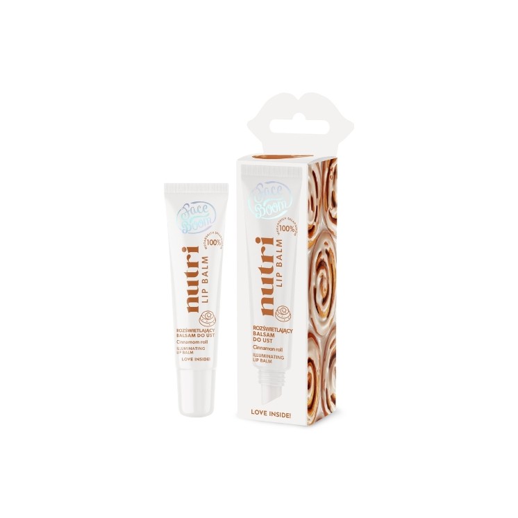Baume à lèvres FaceBoom Nutri Baume à lèvres illuminateur Cinnamon Roll 10 g