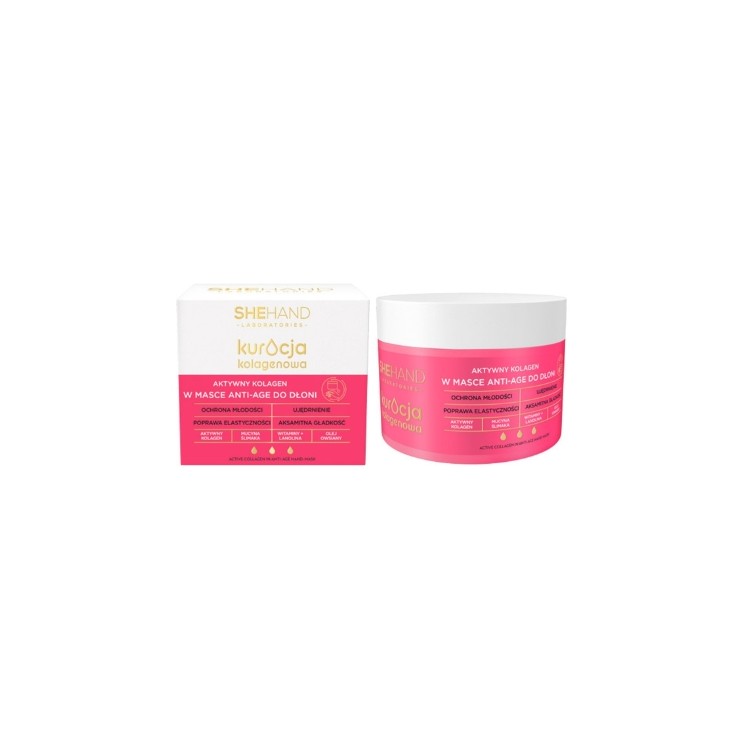 Soin au collagène SheHand , collagène actif pour les mains, masque Anti-Age 80 g