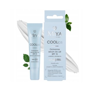 Sérum protecteur pour les lèvres Miya Cosmetics COOLips SPF15 , effet rafraîchissant, 10 g