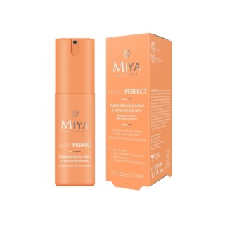Lotion visage illuminatrice Miya Cosmetics peachPERFECT au bêta-carotène 50 ml