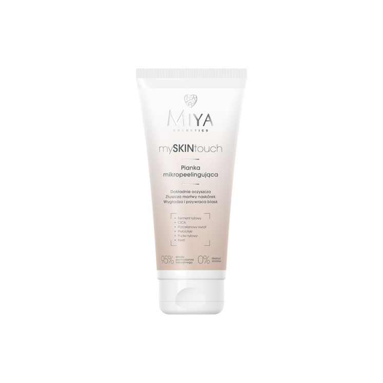 Mousse nettoyante micro-exfoliante pour le visage Miya Cosmetics mySKINtouch 100 ml