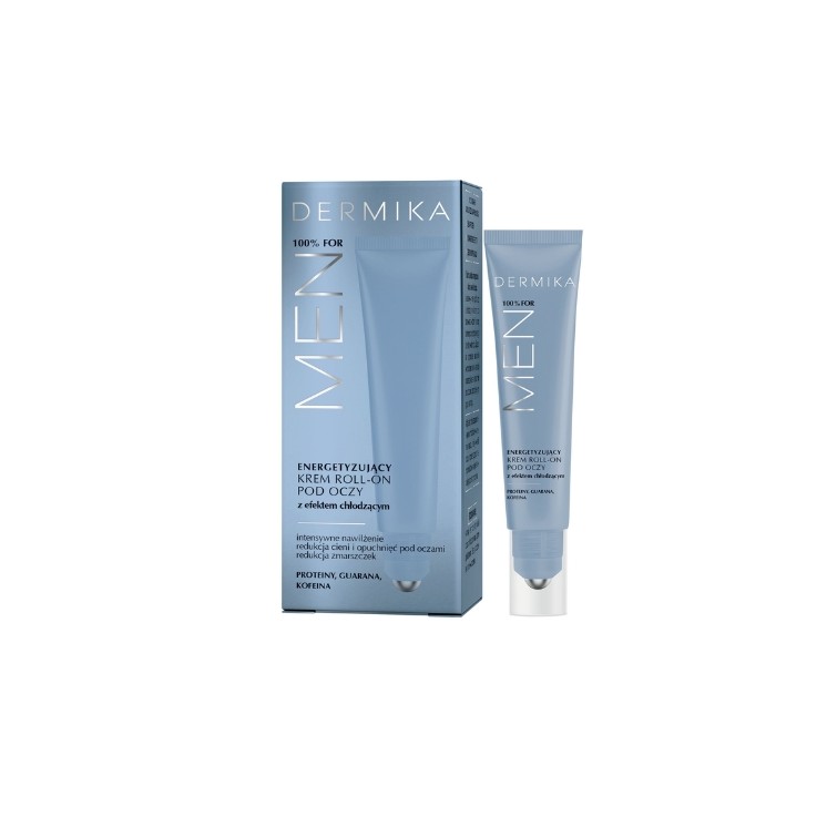 Dermika Men Roll-On Crème Yeux Énergisante à Effet Rafraîchissant 15 ml