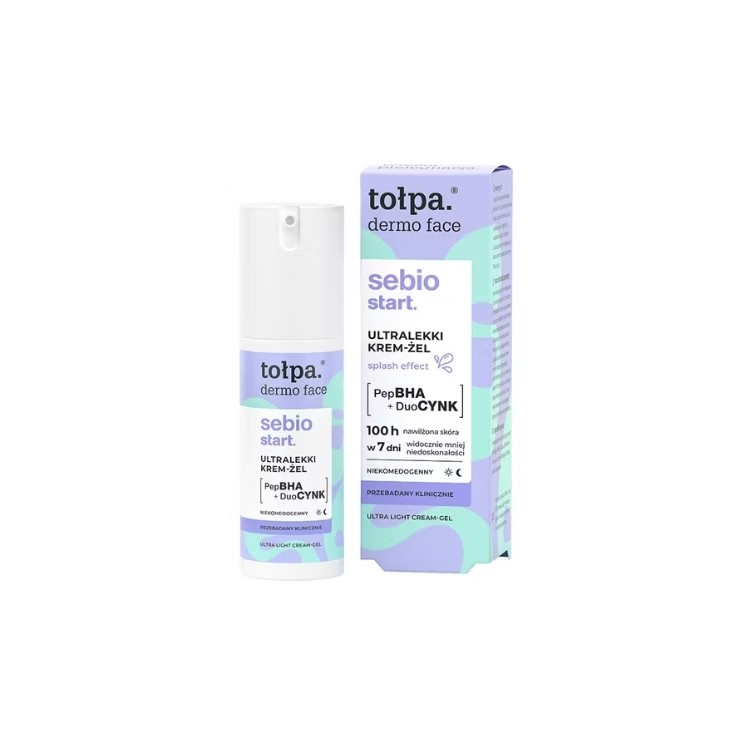 Tołpa Dermo Face Sebio Start Crème-Gel Ultra-Légère Visage 50 ml