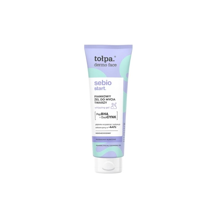 Gel nettoyant moussant visage Tołpa Dermo Face Sebio Start 100 ml