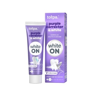 Correcteur de teint et dentifrice Purple Tołpa White On avec pigment violet 75 ml