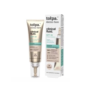 Fond de teint fluide anti-imperfections Tołpa Dermo Face Clinical SPF30 /02/ Natural 25 ml