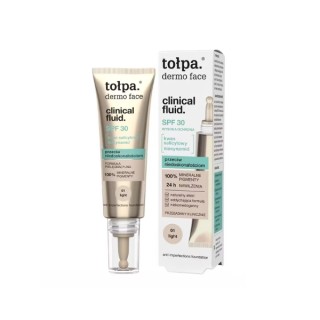 Fond de teint fluide anti-imperfections Tołpa Dermo Face Clinical SPF30 /01/ Light 25 ml