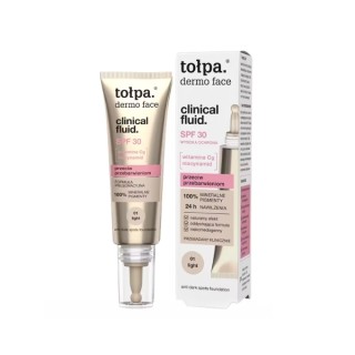 Fond de teint fluide anti-taches Tołpa Dermo Face Clinical SPF30 /01/ Light 25 ml