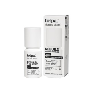 Tołpa Dermo Shots Rebuild & De-Stress Crème de nuit visage ultra-régénérante 50 ml