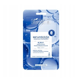 Masque en tissu hydratant au sérum NMF Bielenda serumMASK Molecular Technology - 1 pièce