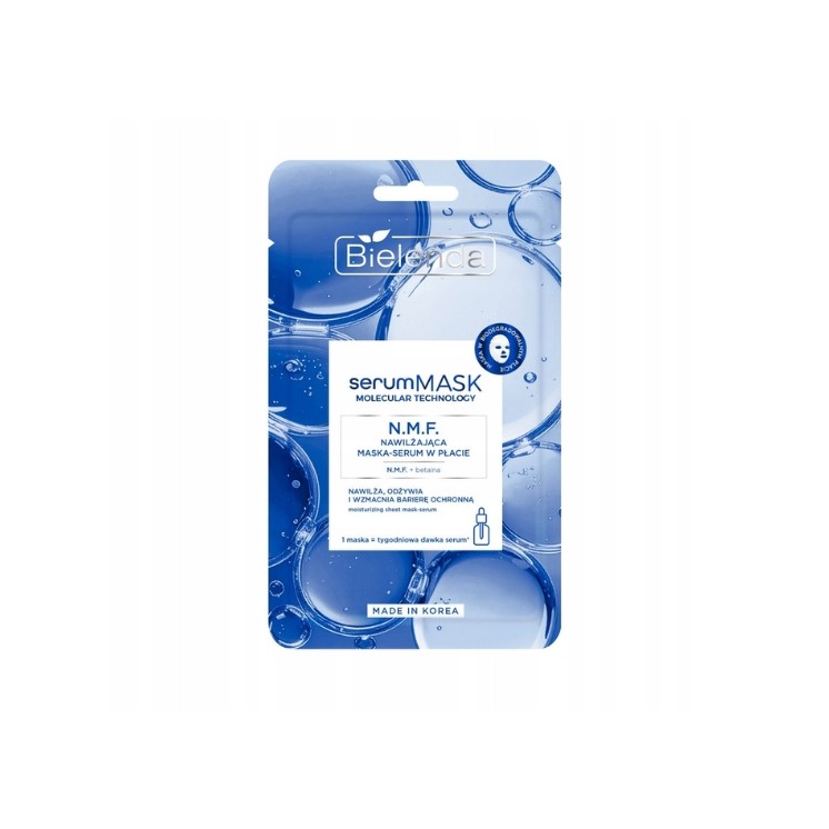 Masque en tissu hydratant au sérum NMF Bielenda serumMASK Molecular Technology - 1 pièce