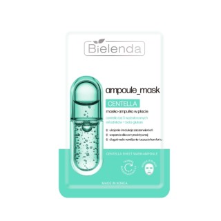 Bielenda Ampoule_mask réduisant les rougeurs Masque en tissu Centella Ampoule 1 pièce