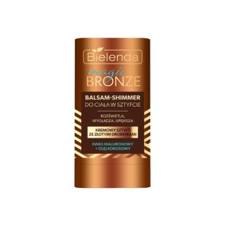 Baume corporel scintillant Bielenda MAGIC BRONZE en stick 10 g