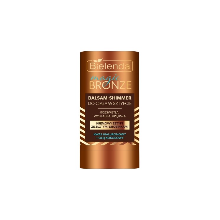 Baume corporel scintillant Bielenda MAGIC BRONZE en stick 10 g