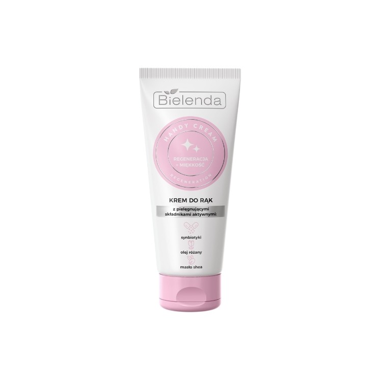 Cream mains régénérante Bielenda Handy Cream aux synbiotiques et à l'huile de rose 50 ml