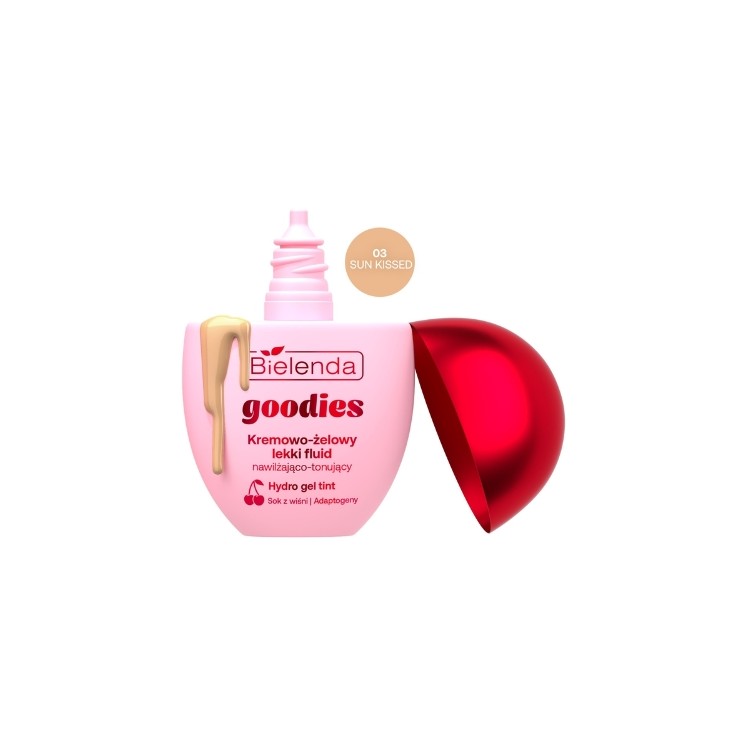 Bielenda Goodies Gel Crème Fluide Hydratant et Teintant Léger /03/ Sun Kissed