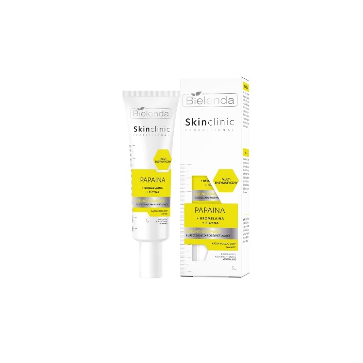 Peeling exfoliant et éclaircissant multi-enzymatique Professional Bielenda Skin Clinic 40 g
