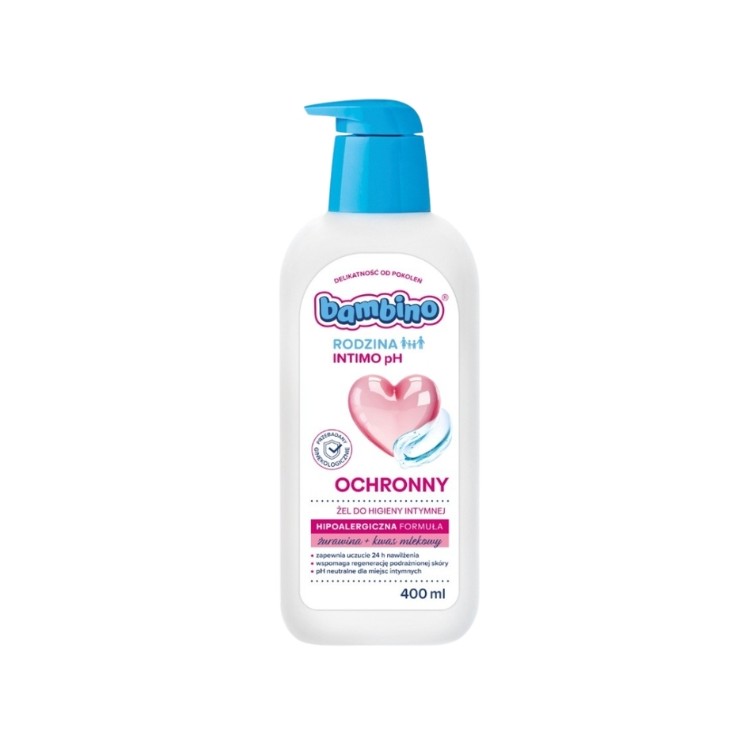 Bambino Family Protective Intimate Hygiene Gel Cranberry 400 ml