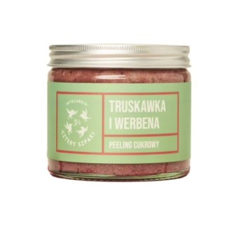 Mydlarnia Cztery Szpaki Peeling au Sucre Fraise et Verveine 250 ml