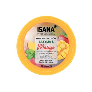 Masque capillaire Professional Isana Basilic et Mango 275 ml