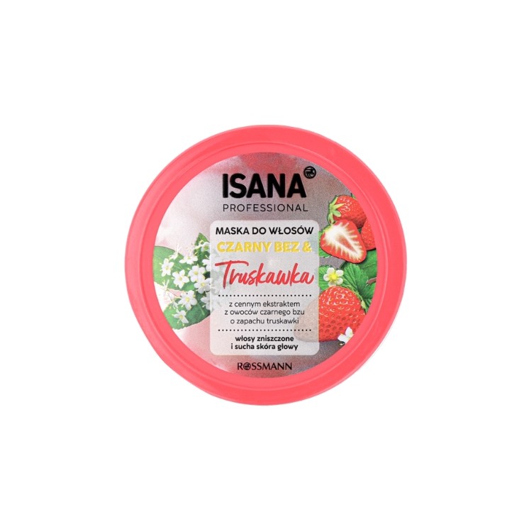 Isana Professional Masque Capillaire Sureau & Fraise 275 ml