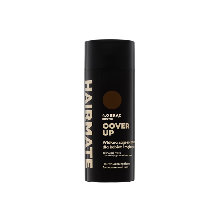 Fibres de cellulose Hairmate Cover Up pour épaissir les cheveux /4/ Brun 22 g