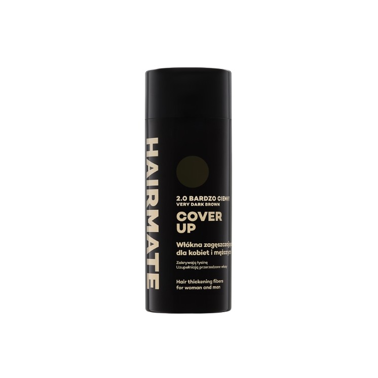 Fibres de cellulose Hairmate Cover Up pour épaissir les cheveux /2/ Châtain très foncé 22 g