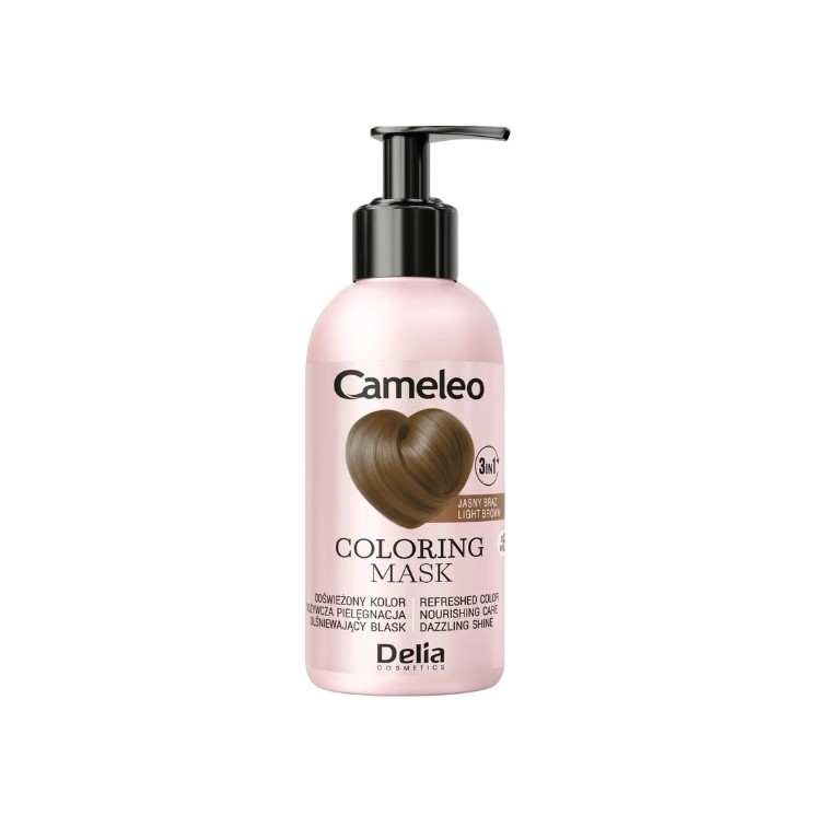 Masque colorant pour cheveux châtain clair Delia Cameleo 120 ml