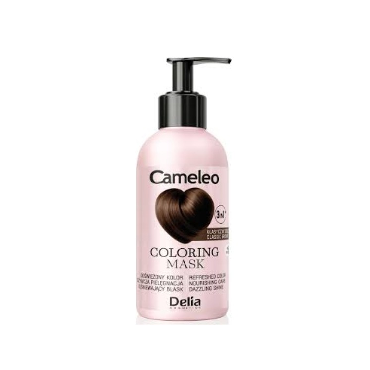 Masque colorant pour cheveux Delia Cameleo Classic Brown 120 ml
