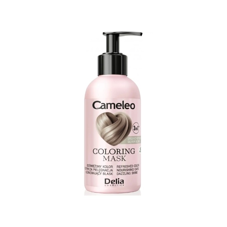 Masque colorant pour cheveux Blond argenté Delia Cameleo 120 ml