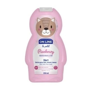 Gel lavant moussant On Line le corps, les cheveux et le visage des enfants Le Petit, 350 ml
