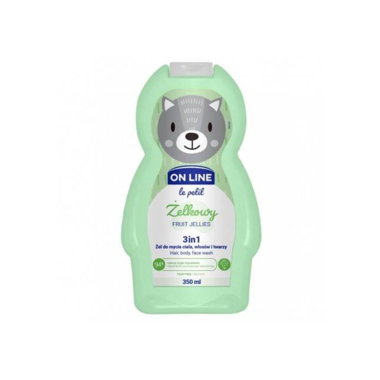 Gel douche corps, cheveux et visage pour enfants On Line Le Petit Gel 350 ml