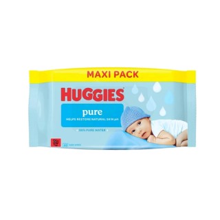 Lingettes humides Huggies Pure 60 unités