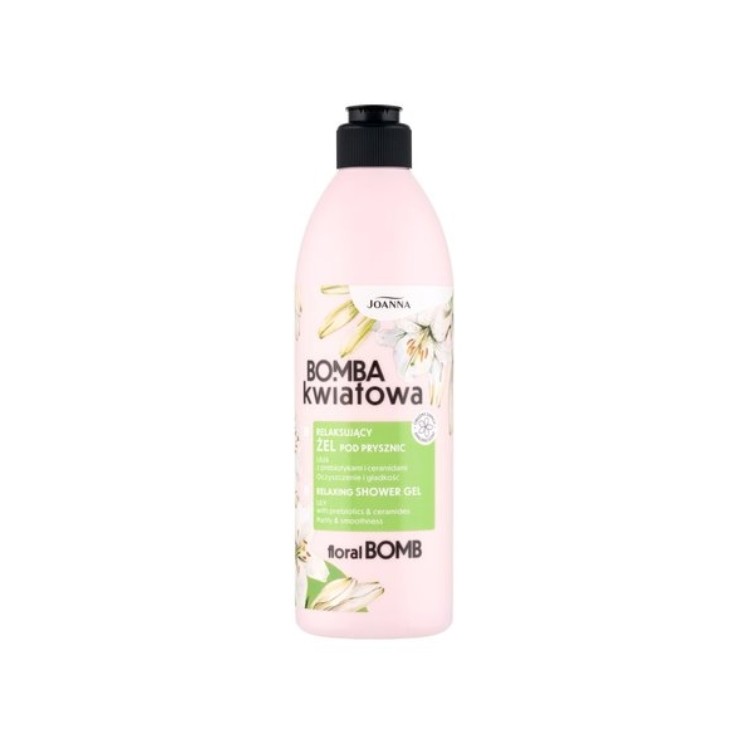 Joanna Bomba Kwiatowa Gel Douche Relaxant Lilia & Céramides 500 ml
