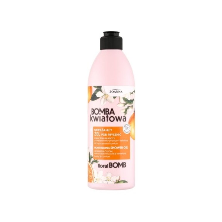 Joanna Bomba Kwiatowa Gel Douche Hydratant Fleur d'Oranger & Acide Hyaluronique 500 ml